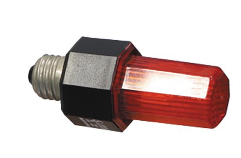 Red screw strobe light