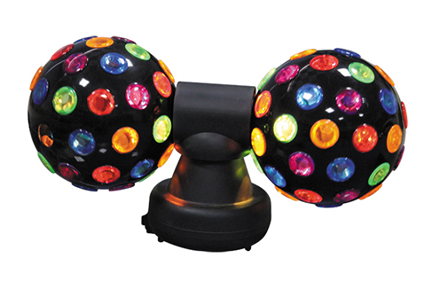 6 inch blue double disco light