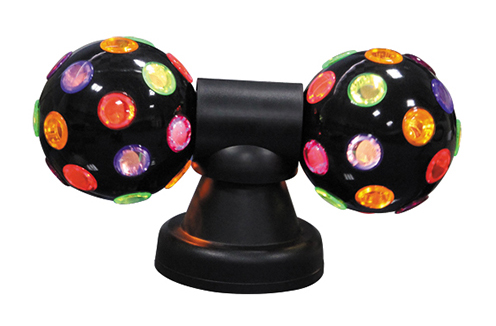 4 inch black double disco light.