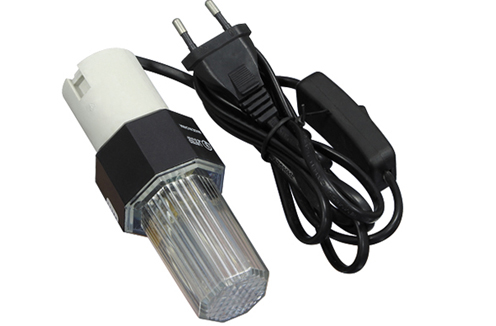 Transparent screw strobe light