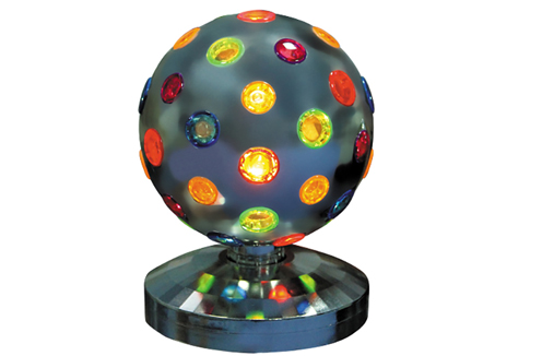 8 inch electroplated silver disco light