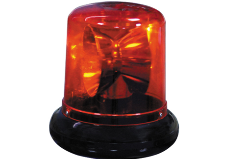 Medium red police light