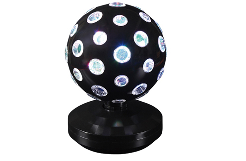 LED 8 inch black disco light