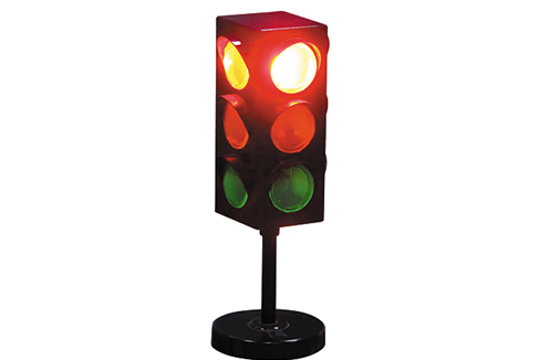 Mini black traffic ligh